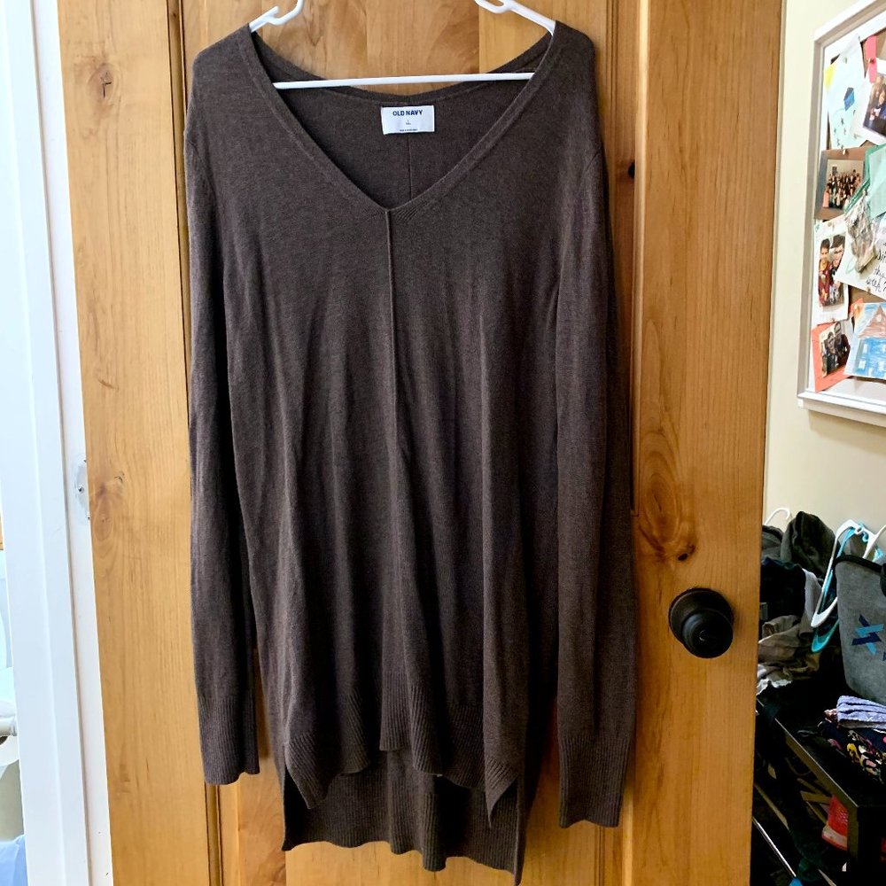Brown Old Navy Large Tall Sweater